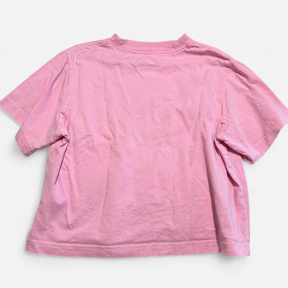 Nike Pink Cropped Short Sleeve Tee - Picture 2 of 3